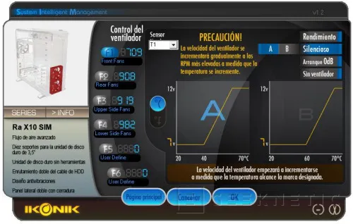 Geeknetic Ikonik RA X10 con SIM.  La primera caja con control térmico por software 15