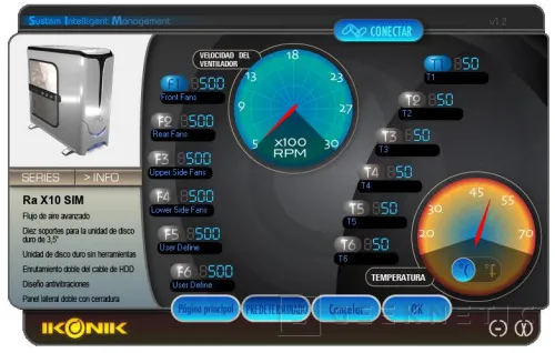 Geeknetic Ikonik RA X10 con SIM.  La primera caja con control térmico por software 16