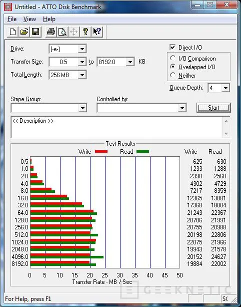 Geeknetic OCZ Throttle E-SATA Flash Drive 8