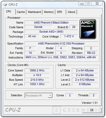 Geeknetic AMD Phenom 2 550 Black Edition 3