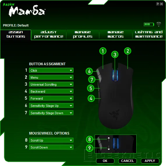 Geeknetic Razer Mamba. El primer ratón Gaming Hibrido 9