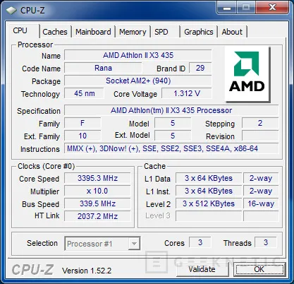 Geeknetic AMD Athlon 2 435. Tri-core a alta frecuencia 9