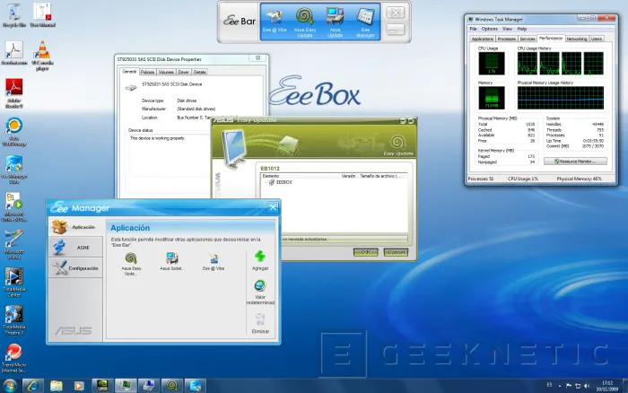 Geeknetic ASUS EeeBox EB1012. ASUS se pasa al Nvidia Ion 8