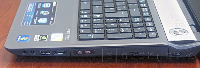 Geeknetic ASUS N61Vn Notebook. Buen equilibrio entre clase y agresividad 5