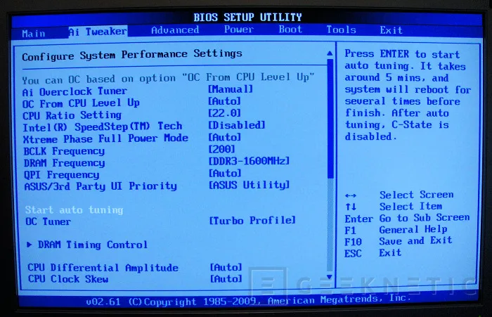 Geeknetic Overclocking de un Core i5 con una ASUS P7H57D-V Evo 7