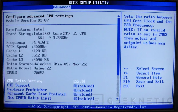 Geeknetic Overclocking de un Core i5 con una ASUS P7H57D-V Evo 10