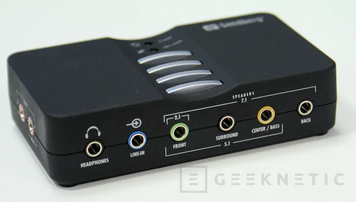 Geeknetic Sandberg USB Sound Box 7.1. Sonido externo de calidad 7