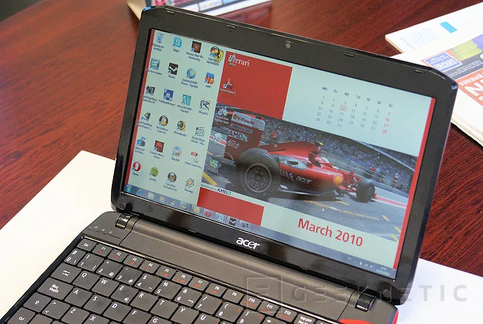 Geeknetic Acer Ferrari One 200. El Netbook AMD más espectacular 7
