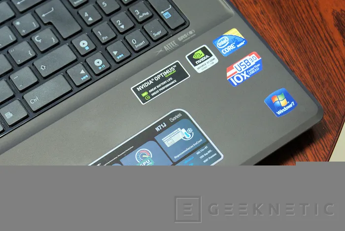 Geeknetic Notebook ASUS N71JV.  Nvidia Optimus, USB 3.0 y mucho mas 2