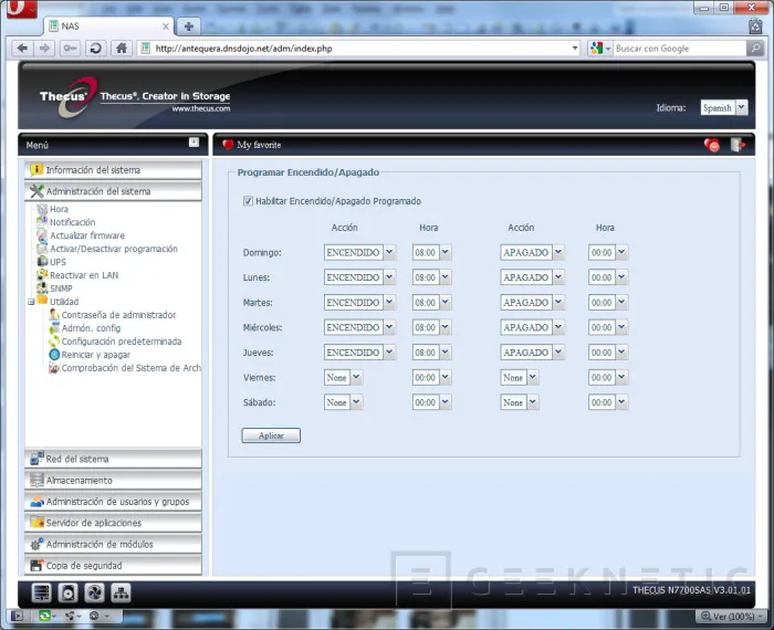 Geeknetic Thecus N7700SAS. El NAS empresarial 13