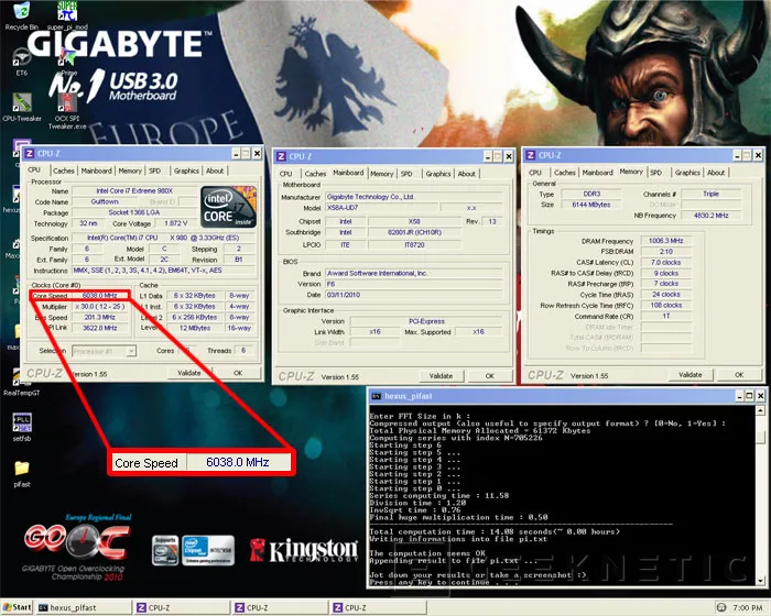 Geeknetic Competición de Overclocking GO OC 2010 de Gigabyte 14