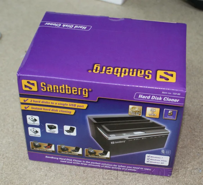 Geeknetic Sandberg Hard Disk Cloner 1