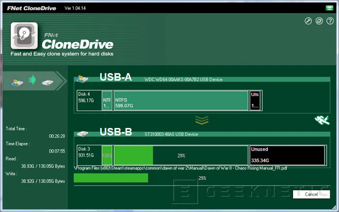 Geeknetic Sandberg Hard Disk Cloner 8