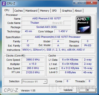 Geeknetic Nuevos AMD Phenom 2 X6 1075T y Phenom 2 X2 560 6