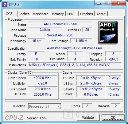 Geeknetic Nuevos AMD Phenom 2 X6 1075T y Phenom 2 X2 560 3