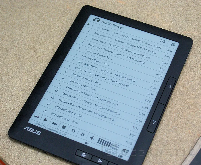 Geeknetic ASUS DR-900 e-Reader. Primeras impresiones 4
