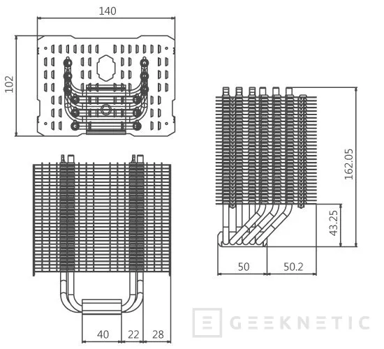 Geeknetic Thermalright HR-02 CPU Cooler 4