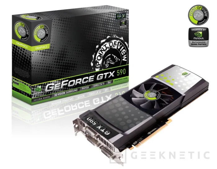 Geeknetic Point Of View Nvidia Geforce GTX 590 1