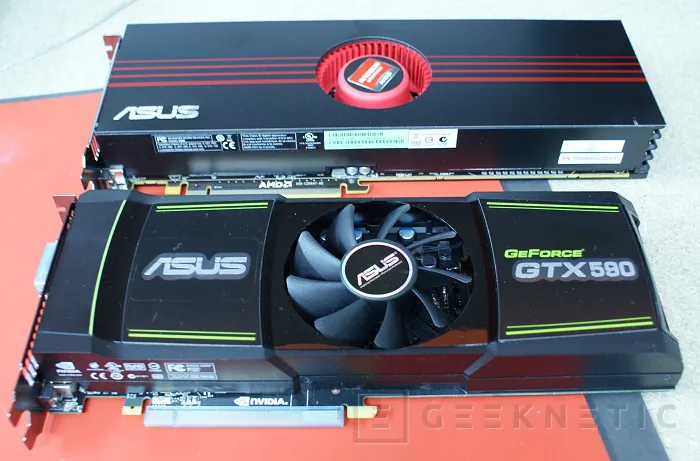 Geeknetic ASUS QuadSLI GTX 590 Vs Radeon 6990 Quadfire 5