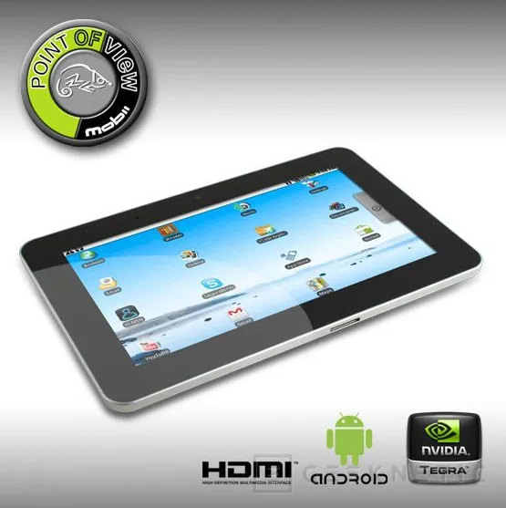 Geeknetic Point of View Mobii Nvidia Tegra 2 tablet 4