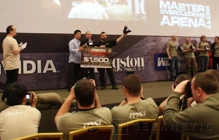 Geeknetic Competición de Overclocking Extremo MSI MOA 2011 EMEA 5