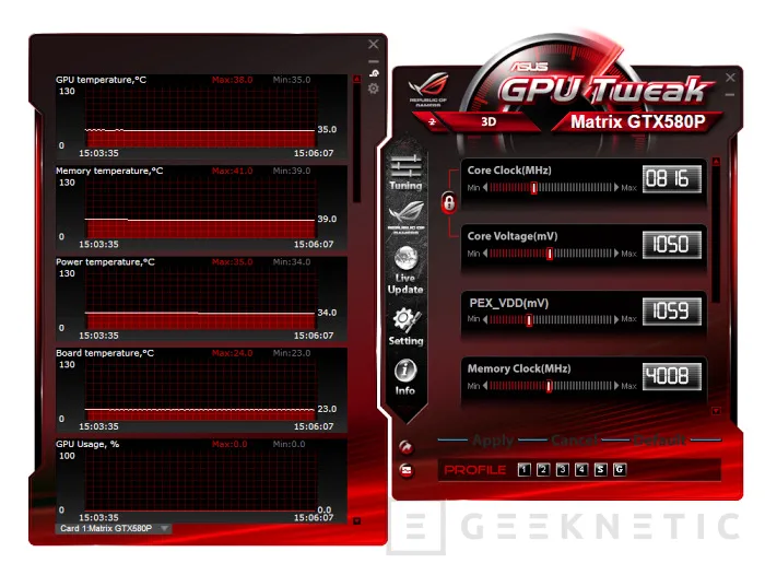 Geeknetic ASUS ROG Matrix GTX 580 Platinum. La tarjeta mono-GPU definitiva 9