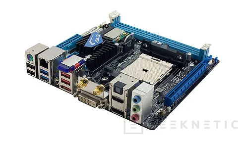 Geeknetic ASUS F1A75-I Deluxe. Llano en Mini-ITX 2