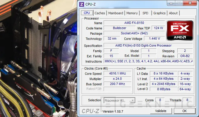 Geeknetic AMD FX-8150. Sobremesas de 8 núcleos reales 8
