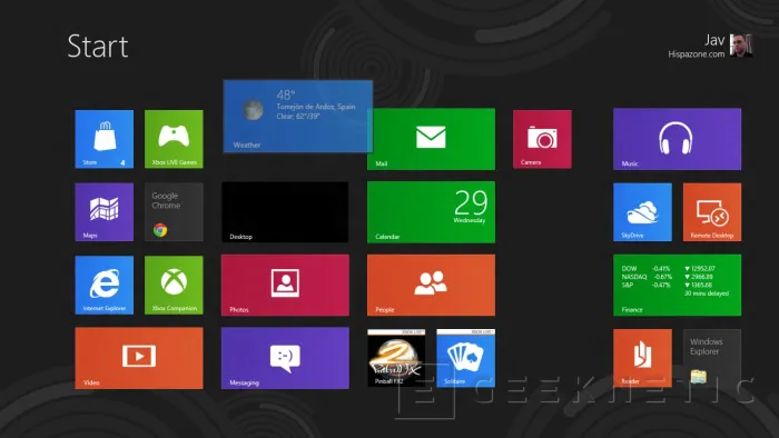 Geeknetic Windows 8 Consumer Preview 2