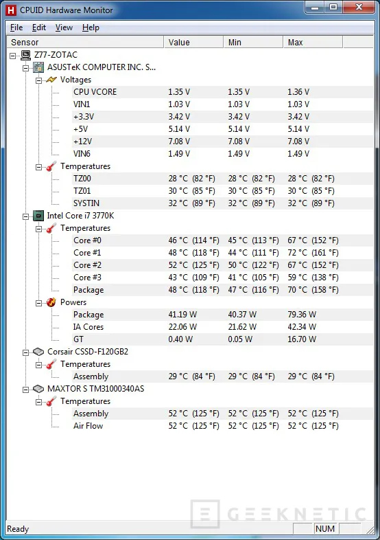 Geeknetic Intel Core i7-3770k. Tercera generación Core 18