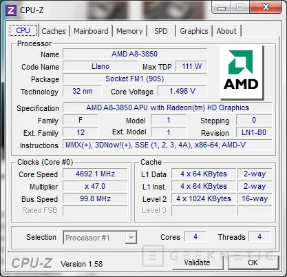 Geeknetic Asrock A75 Pro4/MVP 7