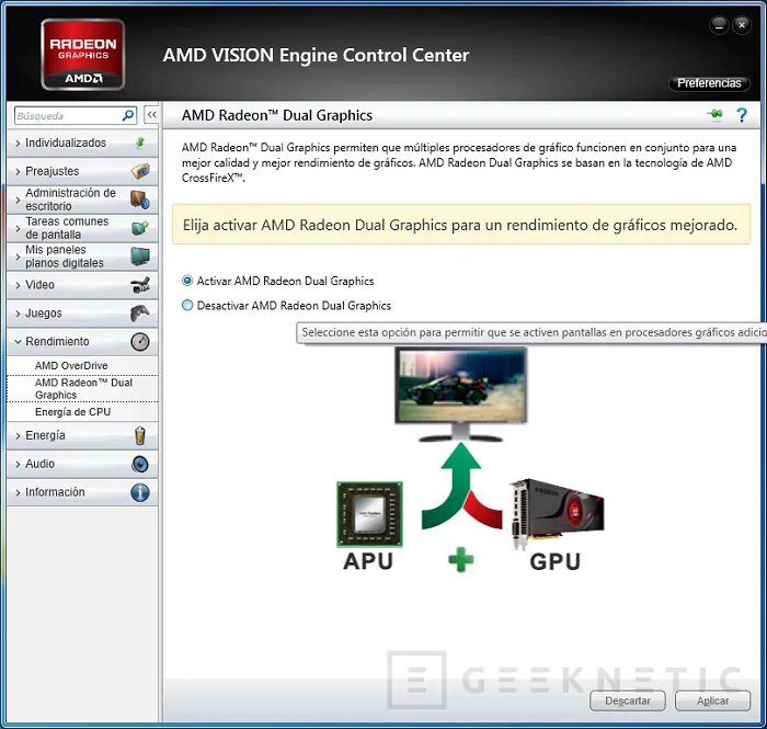 Geeknetic AMD plataforma Virgo. GPU Preview 12