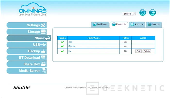 Geeknetic Shuttle OMNINAS KD20. La alternativa NAS de uno de los grandes 6