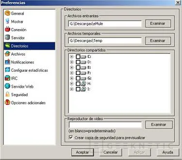Configuración del eMule 0.27c, Imagen 5